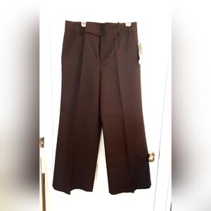 Lauren Ralph Lauren Black Wide Leg Dress Pant 14